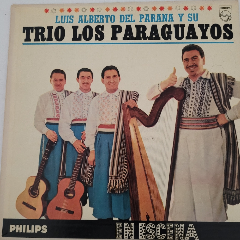 Luis Alberto Del Parana y Su Trio Los Paraguayos En Escena Vinyl Record